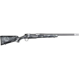 Christensen Arms 8010615500 Ridgeline FFT 300 Win Mag 3+1 22" Carbon Fiber/Threaded Barrel, Stainless Steel, Black with Gray Accents Stock