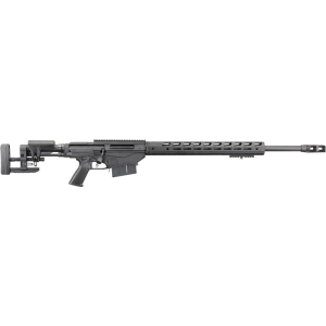 Ruger 18081 Precision 300 Win Mag 5+1 26" Heavy Contour Barrel with Magnum Muzzle Brake, Tunable Compensator, Type III Hard Coat Anodized Finish, Ruger Precision MSR Stock, Optics Ready