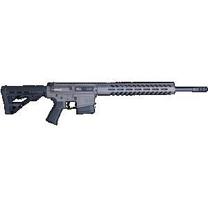 HM Defense HM10243 Titan 243 Win 10+1 20" Black Cerakote Match Grade Barrel, Tungsten Gray Cerakote 14" Picatinny Rail Aluminum Receiver, Black Synthetic Mil-Spec HM Stock, Black Polymer Grip