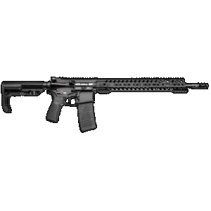 Patriot Ordnance Factory 02039 Renegade + 5.56x45mm NATO 30+1, 13.75" Steel Threaded Barrel, Black Aluminum Receiver
