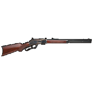 Taylors & Company 550175DE 1873 Taylor Tuned 357 Mag 10+1 20" Octaon Barrel Walnut Fixed Pistol Grip Stock Color Case Hardened Right Hand