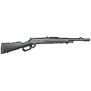 Taylors & Company 220091 1886 Ridge Runner Take Down 45-70 Gov Caliber with 4+1 Capacity, 18.50" Barrel, Blued Metal Finish & SoftTouch Black Synthetic Stock Right Hand (Full Size)