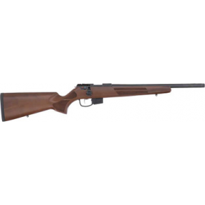 ANSCHUTZ 1761 Av Hb 17 Hornady Magnum Rimfire (hmr), 18in. Barrel, 5rd, Wood Stock & Heavy Thr. Barrel & 2-stage Trigger - Black (npn: 15620)