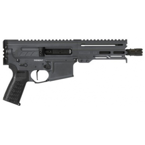 CMMG Dissent MkGs 9mm 6.5in 33rd Gray Pistol Left Hand