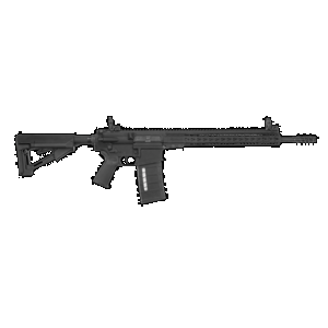 Armalite AR-10 Tactical 308 Winchester, 18in. Barrel, 25rd, 15" KeyMod Handguard, Magpul MOE Grip, STR Stock & MBUS flip-up sights - Black (NPN: AR10TAC18)