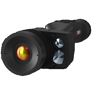 ATN TIWST5319LRF Thor 5 320 LRF Thermal Rifle Scope Black Anodized 3-12x Smart Mil Dot Reticle, Zoom 320x240 12 Microns, 60 fps Resolution