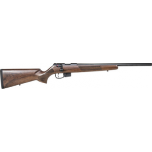 ANSCHUTZ 1761d Hb 22 Winchester Magnum Rimfire (wmr), 20in. Barrel, 5rd, Wood Stock & 2-stage Trigger - Black (npn: 15623)