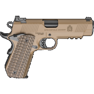 Springfield Armory 1911 TRP 45 ACP 4.25" 7 Rounds Coyote Cerakote