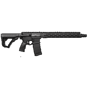Daniel Defense 0212802081047 DDM4 V7 5.56x45mm NATO 30+1 16" Threaded Barrel w/Flash Suppressor, Black Hard Coat Anodized Receiver, 6 Position Stock w/SoftTouch Overmolding