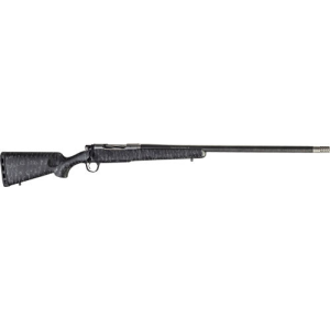 Christensen Arms CA10299H14211 Ridgeline 6.5 Creedmoor 4+1 24" Carbon Fiber/Threaded Barrel, Tungsten Gray Cerakote, Black with Gray Webbing Stock