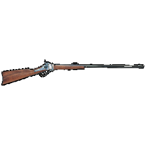 Taylors & Company 220008 1874 Sharps Sporting 45-70 Gov Caliber with 1rd Capacity, 32" Blued Barrel, Color Case Hardened Metal Finish & Walnut Stock Right Hand (Full Size)