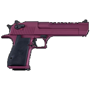 Magnum Research DE44BKC Desert Eagle Black Cherry 44 Mag 7+1 6" Black Barrel, Metallic Black Cherry Cerakote Serrated Slide, Aluminum Frame w/Picatinny Rail & Beavertail Black Rubber Grips