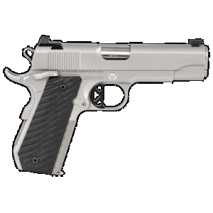 Dan Wesson 01827 V-Bob 45 ACP 8+1 4.25" Match Grade Barrel, Forged Stainless Steel Frame w/Beavertail, Serrated Bead Blasted Stainless Steel Slide, Black G10 Grip