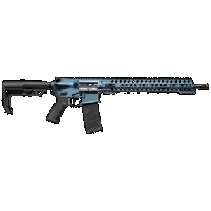 PATRIOT Ordnance Factory 01580 Wonder 5.56x45mm Nato 16.50" 30+1 Blue Titanium Cerakote 6 Position Mft Minimalist Stock