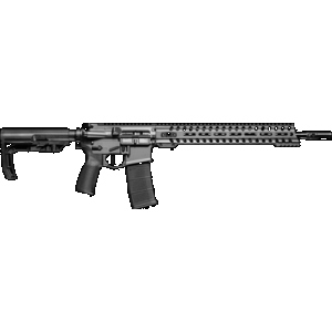 Patriot Ordnance Factory 01649 Minuteman Direct Impingement *CA Compliant 5.56x45mm NATO 16.50" 10+1 Tungsten Rec/14.5" M-Lok Handguard Black Nitride Barrel Black Polymer 6 Position MFT Stock & Grip
