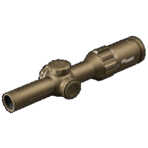 Sig Sauer Electro-Optics SOT61231 Tango6T Flat Dark Earth 1-6x24mm 30mm Tube Illuminated Horseshoe Dot 5.56/7.62 Reticle