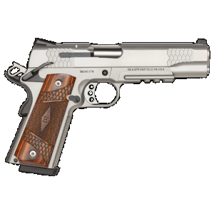 Smith & Wesson 1911TA 45 ACP 5 Inch 8 Round Satin Stainless Laminate Wood Grip