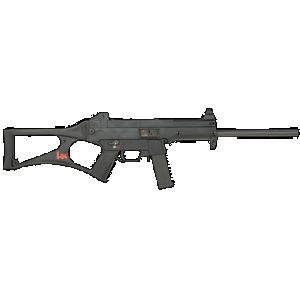 HK 81000092 USC 45 ACP 16" 10+1 Black Polymer, Skeleton Black Stock