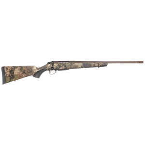 Tikka T3x Lite 6.5 PRC 24.3in 3 Round Midnight Bronze Cerakote Fluted Threaded Veil Wideland Synthetic Stock