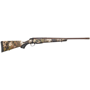 Tikka T3x Lite 7mm Remington Magnum 24.3in 3rd Capacity Midnight Bronze Cerakote Veil Wideland Synthetic Muzzle Brake