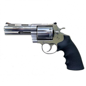Colt Mfg ANACONDASP4RTS Anaconda 44 Mag 6 Shot 4.25" Stainless Barrel, Cylinder & Frame, Black Hogue Rubber w/Finger Grooves Grip