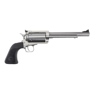 Magnum Research BFR303076 BFR 30-30 Win 6rd 7.50" Stainless Rifled Steel Barrel, Brushed Stainless Cylinder, Stainless Steel Frame, Black Hogue Rubber Grip, Exposed Hammer
