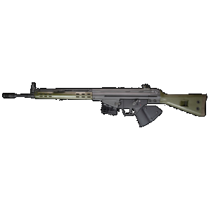 PTR 405 GI 100 *CA Compliant *Reconditioned 308 Win,7.62x51mm NATO 18" 10+1, Black Parkerized Reciever, Green Synthetic Stock (Stock May Be Blemished), Black California Paddle Grip