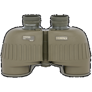 Steiner 2663 M1050 Laser Protection Filter 10x50mm SUMR Military Ranging Reticle Floating Prism Sports-Auto Focus, OD Green Makrolon w/Rubber Armor