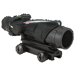 Trijicon 100230 ACOG Black Hardcoat Anodized 4x32mm Illuminated Red Chevron Reticle