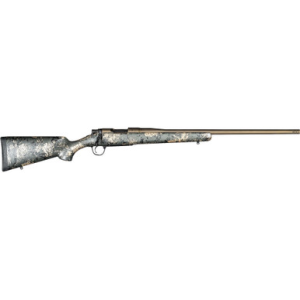 Christensen Arms 8010108500 Mesa FFT 300 Win Mag 3+1 22" Threaded Barrel, Burnt Bronze Cerakote, Green with Black/Tan Webbing Stock