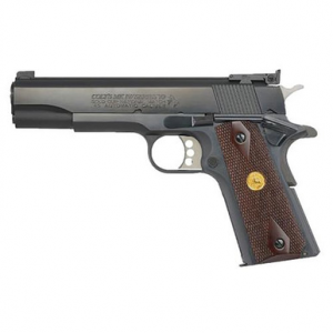 Colt Mfg O5872A1 Gold Cup National Match 9mm Luger 9+1, 5" Stainless National Match Barrel, Blued Serrated Carbon Steel Slide & Frame w/Beavertail, Walnut Grip, Ambidextrous