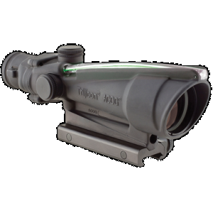Trijicon 100144 ACOG Black Hardcoat Anodized 3.5x35mm Illuminated Green Chevron .308/7.62 BDC Reticle