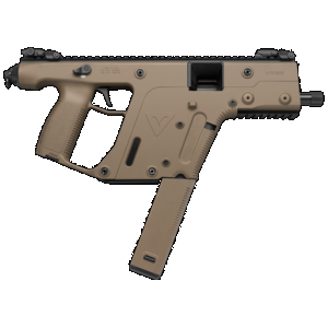 Kriss USA KV45PFD20 Vector SDP G2 45 ACP 30+1 Black Nitride Threaded Barrel, Flat Dark Earth Picatinny Rail Top & Bottom, QD Sling Swivel