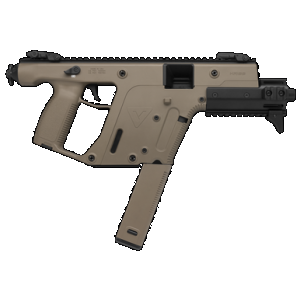 Kriss USA KV90PFD30 Vector SDP Enhanced G2 9mm Luger 40+1 6.50" Black Nitride Threaded Barrel, Flat Dark Earth Picatinny Rail Top & Bottom, MK5M Modular Rail