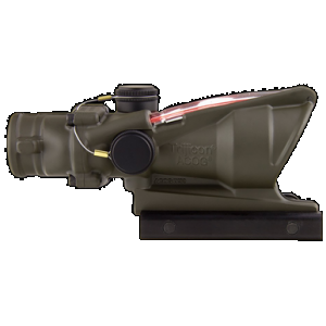 Trijicon 100309 ACOG OD Green 4x32mm Illuminated Red Chevron .223/5.56 BDC Reticle