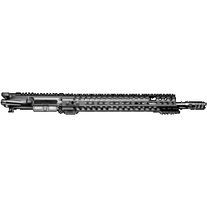 Patriot Ordnance Factory Renegade + Complete Upper 5.56x45mm NATO 10.50" Black Nitride Barrel Aluminum Black Anodized Receiver 9" M-LOK Handguard Adjustable Block - 00907