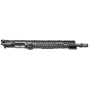 Patriot Ordnance Factory Renegade + Complete Upper 5.56x45mm NATO 10.50" Black Nitride Barrel Aluminum Black Anodized Receiver 9" M-LOK Handguard Adjustable Block