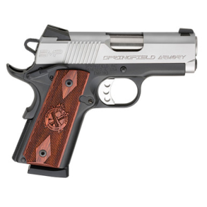 Springfield Armory 1911 EMP 9mm Luger 3" 9 Rounds Stainless Steel Cocobolo Grip