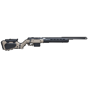 Howa HHERA65CCFTAN M1500 Hera 6.5 Creedmoor 5+1 24" Carbon Fiber Threaded Barrel, Black Rec, Tan & Black Hera H7 Chassis Stock