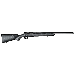 Christensen Arms 8010102100 Mesa 6.5 PRC 4+1 24" Threaded Barrel, Tungsten Gray Cerakote, Black with Gray Webbing Stock