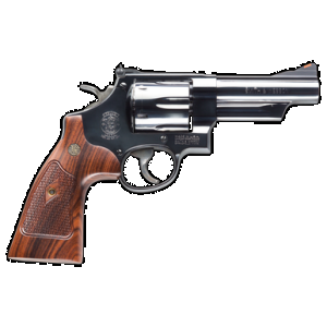 Smith & Wesson Model 29 44 Magnum 4in Blued 6rd Checkered Walnut Grip