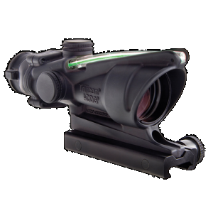 Trijicon 100218 ACOG Black Hardcoat Anodized 4x 32mm Illuminated Green Chevron .223/5.56 BDC Reticle