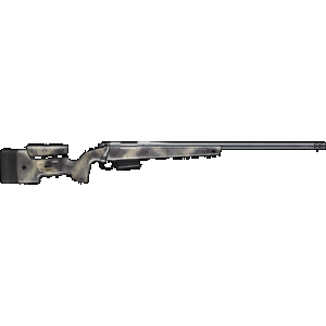 Bergara Rifles B14LM361 B-14 Wilderness HMR 300 Win Mag 5+1 26" Threaded, Sniper Gray Cerakote Barrel/Rec, Adj. SoftTouch Woodland Camo Stock with Mini-Chassis, Omni Muzzle Brake