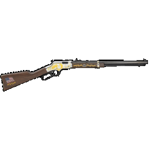 Henry Golden Boy Military Service Tribute 22 Long Rifle 20" 16 Rounds Nickel-Plated
