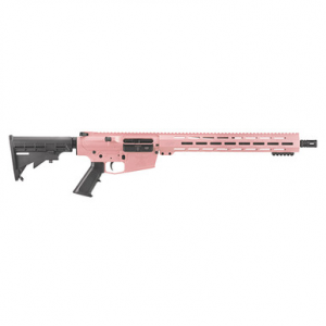 Alex Pro Firearms Guardian 308 Winchester, 16in. Barrel, 20rd, Mil-spec A2 Grip & M4 Stock - Pink
