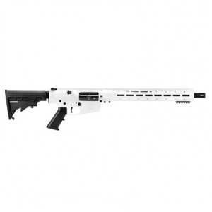 Alex Pro Firearms Guardian 308 Winchester, 16in. Barrel, 20rd, Mil-spec A2 Grip & M4 Stock - White