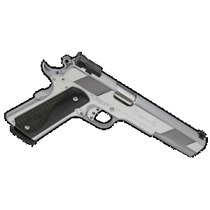 Iver Johnson Arms EAGLEXLC45 1911 Eagle XLC 45 ACP 6" 8+1 High Polished Bright Chrome Long Slide Diamondwood Walnut w/Logo Grip Adjustable Sights