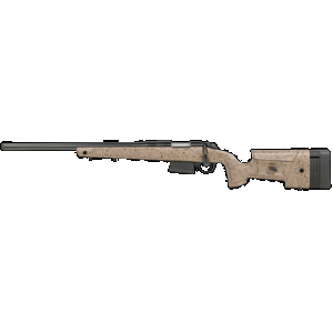 Bergara Rifles B14S351LC B-14 HMR 308 Win 5+1 20" Graphite Black Cerakote Barrel, Black Speckled Brown Molded w/Mini-Chassis, Adjustable LOP & Cheek Piece Stock, Left Hand