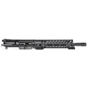 Patriot Ordnance Factory Minuteman Complete Upper 5.56x45mm NATO 10.50" Black Nitride Barrel Aluminum Black Anodized Receiver 9" M-LOK Handguard Lo Pro DI Gas Block (Mid Length)