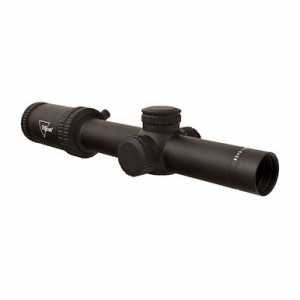 Trijicon Credo 1-6x24 (FFP) 30mm Rifle Scope w/Red MRAD Segmented Circle Low Capped Adjusters